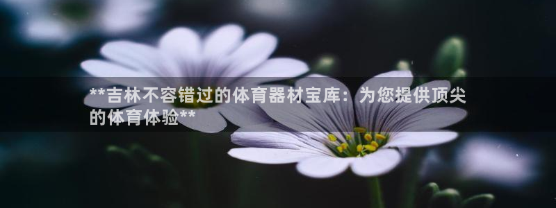耀世平台下载：**吉林不容错过的体育器材宝库：为您提