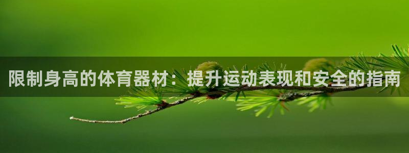 耀世平台代理多少钱：限制身高的体育器材：提升运动表现