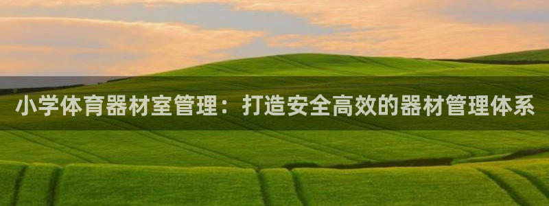 耀世娱乐联 411O31 娱乐：小学体育器材室管理：
