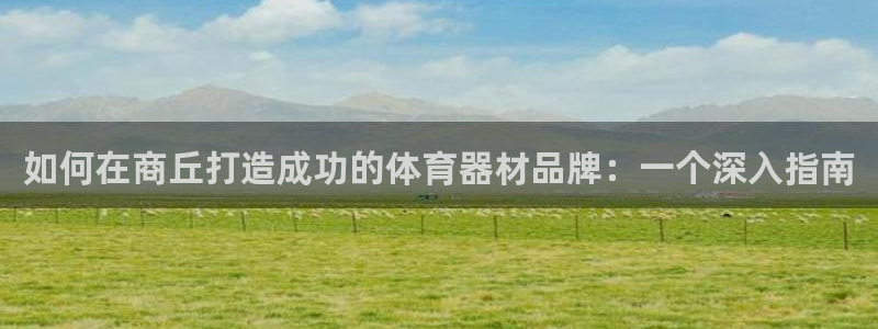 耀世歌曲：如何在商丘打造成功的体育器材品牌：一个深入