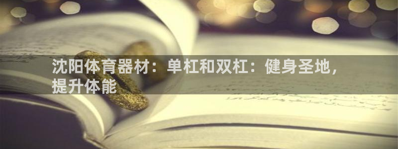 耀世意思是什么：沈阳体育器材：单杠和双杠：健身圣地，