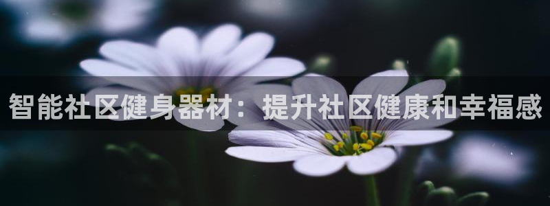 耀世平台升 5O6917 平台：智能社区健身器材：提