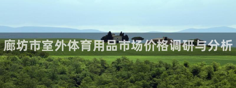 耀世游戏：廊坊市室外体育用品市场价格调研与分析